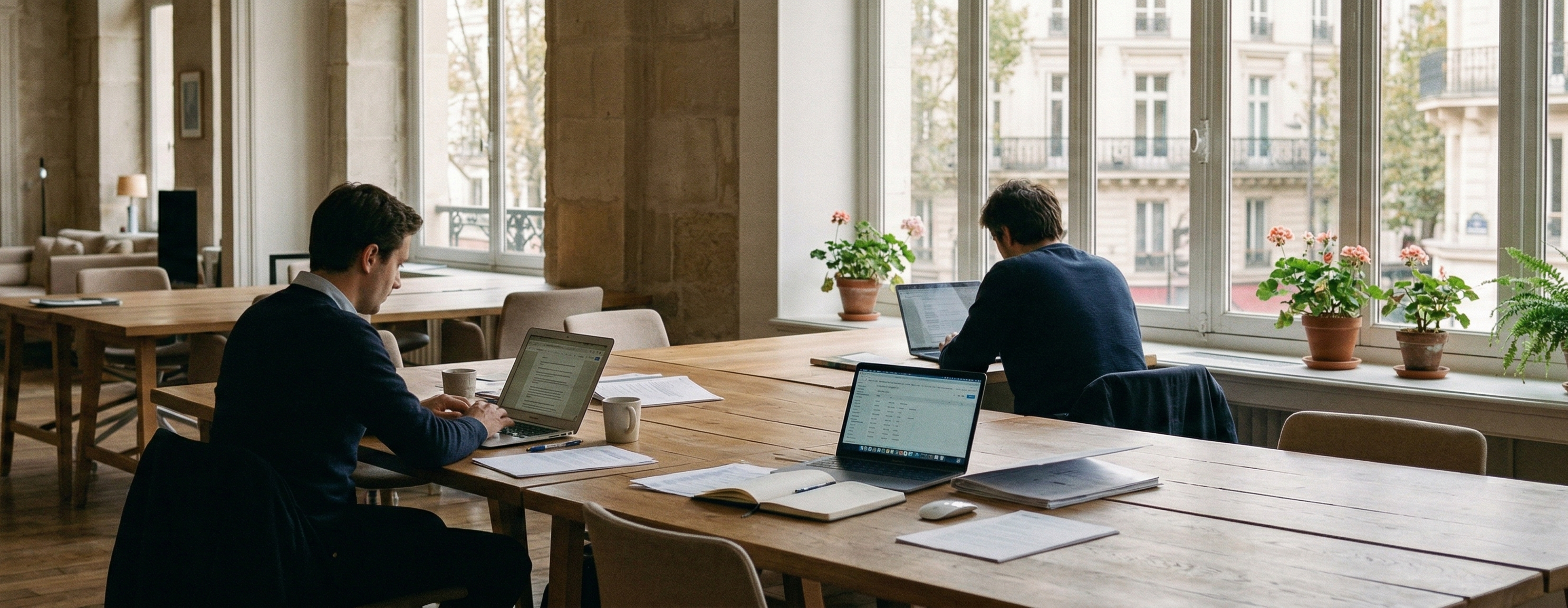 Equipe Kyros en session de travail